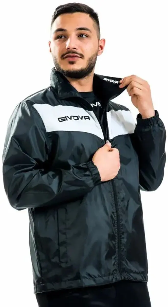 Givova Rain Scudo Jas M - Wit/Zwart - afbeelding 4 van 4