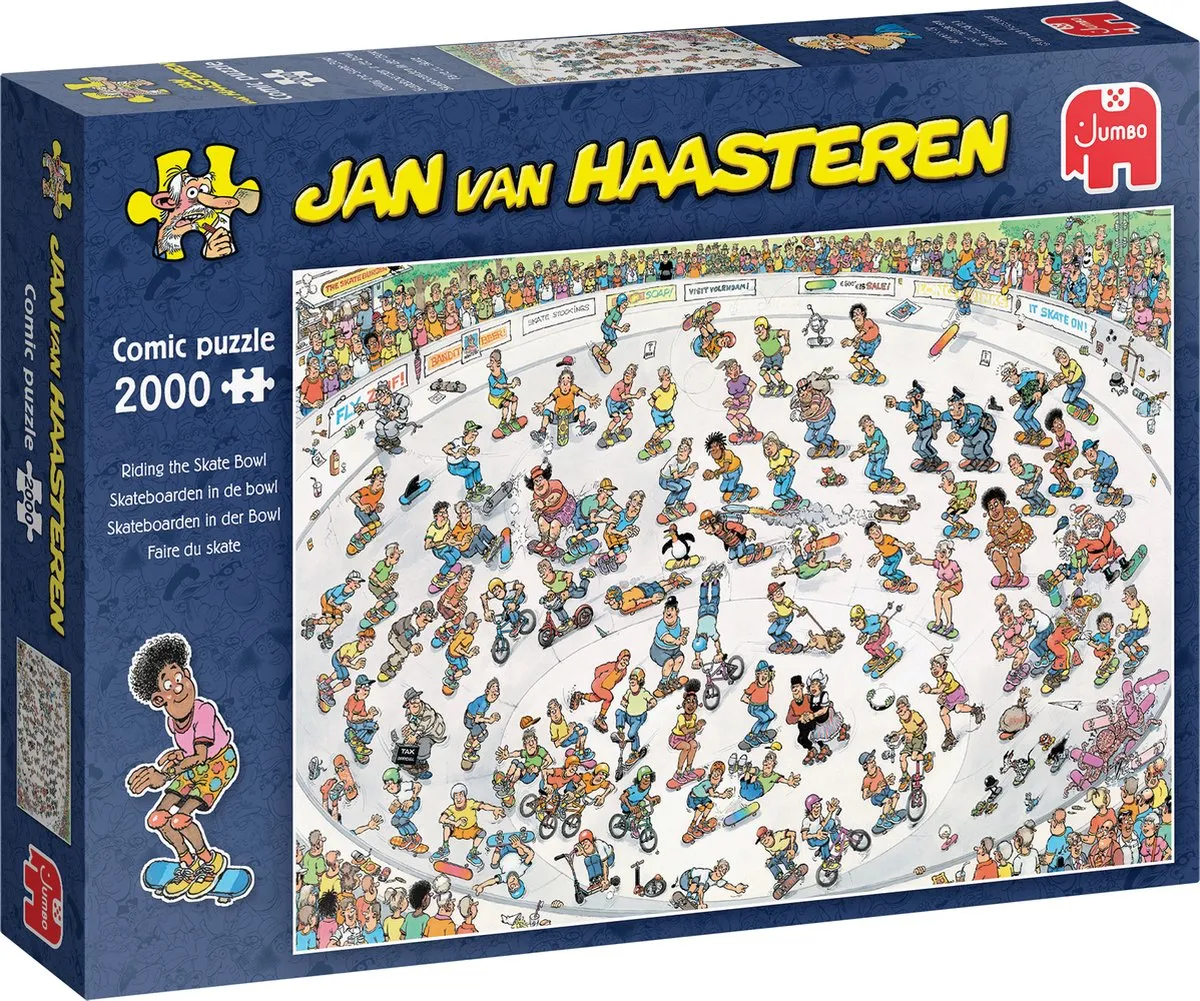 Jumbo Jan van Haasteren Skate Bowl Puzzel 1000 Stuks