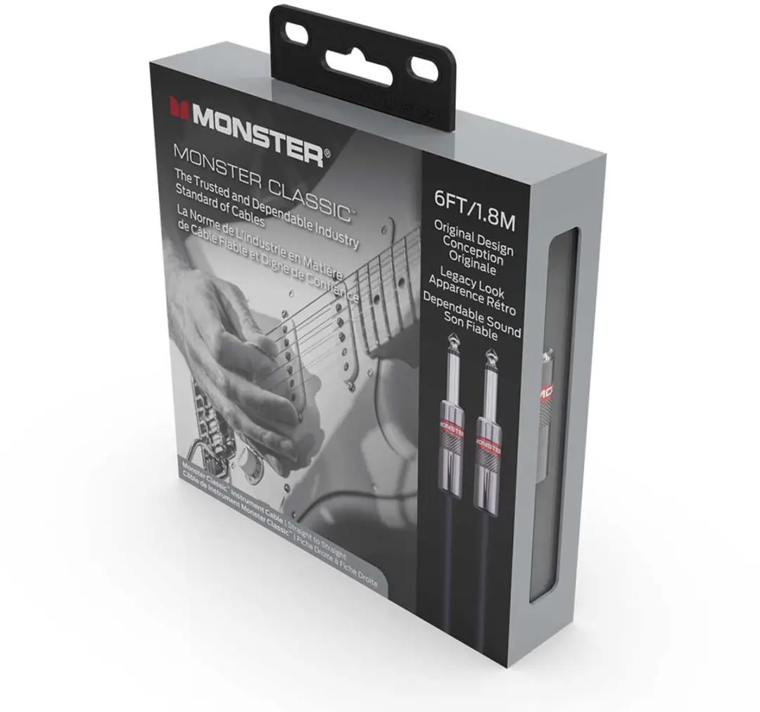 Monster Cable Classic Gitaarkabel 600645 - 1.8m - Zwart - afbeelding 5 van 6