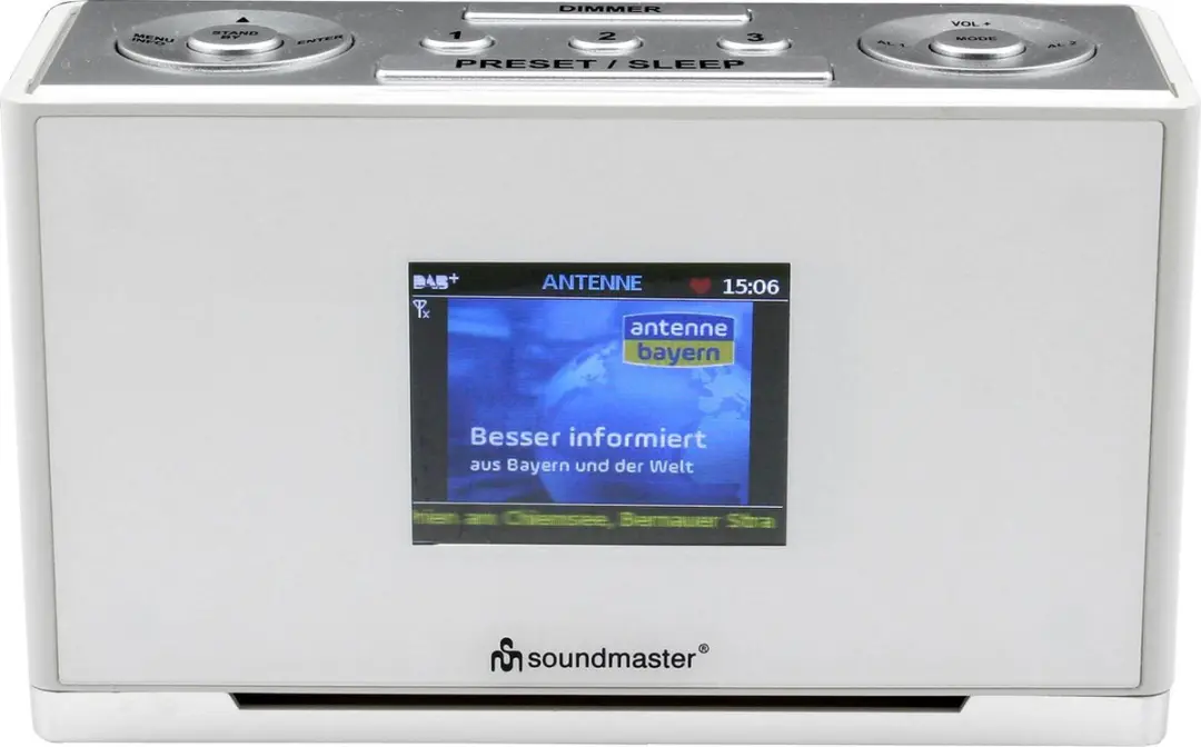 Soundmaster UR240WE Digitale Wekkerradio DAB+/FM - Wit