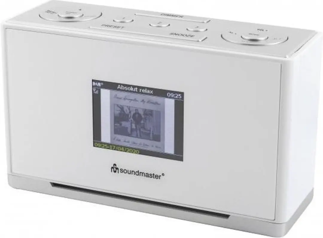 Soundmaster UR240WE Digitale Wekkerradio DAB+/FM - Wit