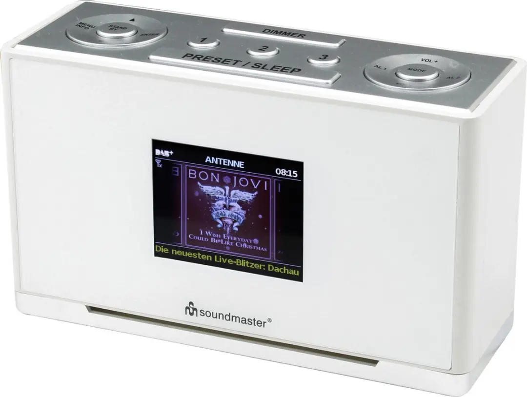 Soundmaster UR240WE Digitale Wekkerradio DAB+/FM