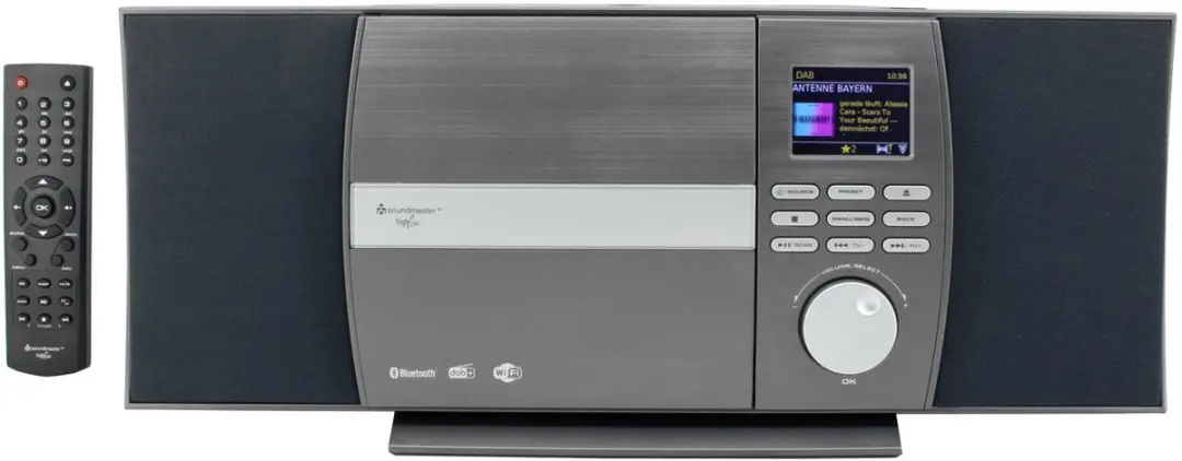 Soundmaster ICD1010AN Muziekcenter - DAB+ Bluetooth CD - Zwart