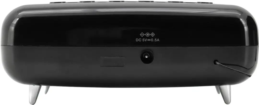 Soundmaster UR111SW Wekkerradio - Dubbel alarm - 10 voorkeurzenders - Zwart