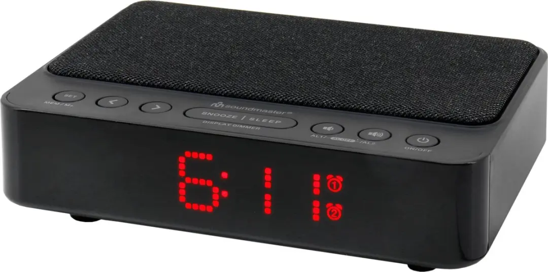 Soundmaster UR124SW Wekkerradio - Zwart