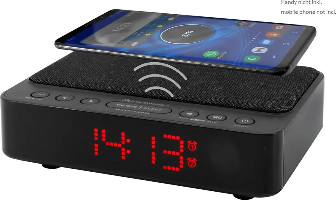 Soundmaster UR124SW Wekkerradio - Zwart