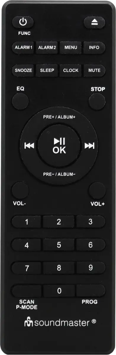 Soundmaster DAB980SW Muziekcenter - DAB+/FM/CD/Bluetooth - Zwart