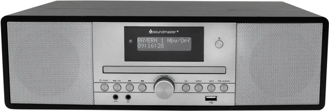 Soundmaster DAB980SW Muziekcenter - DAB+/FM/CD/Bluetooth - Zwart
