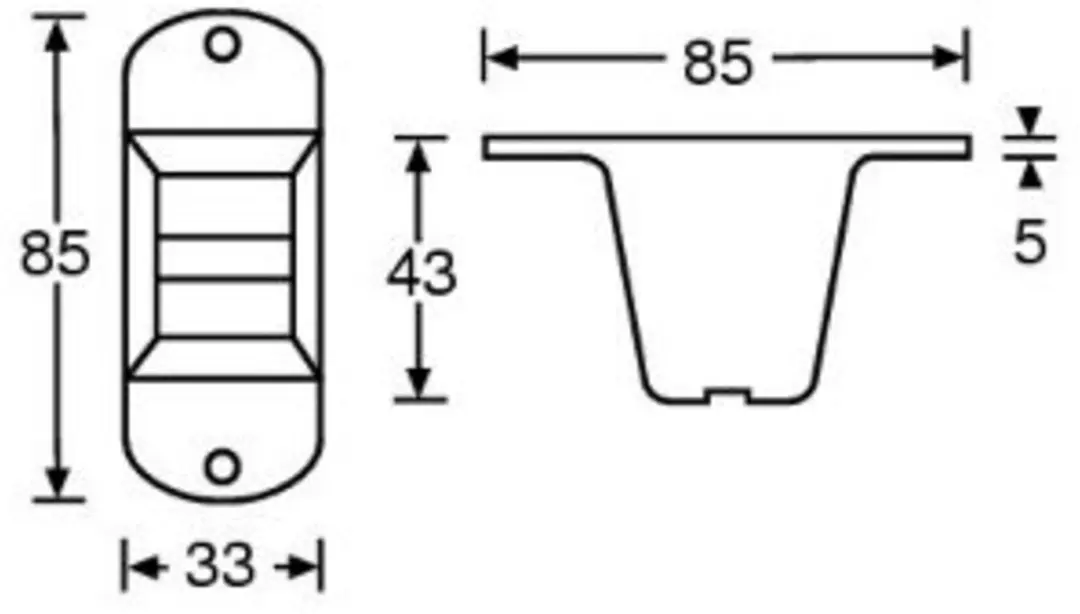 Adam Hall Plastic voet Rackvoeten 4982
