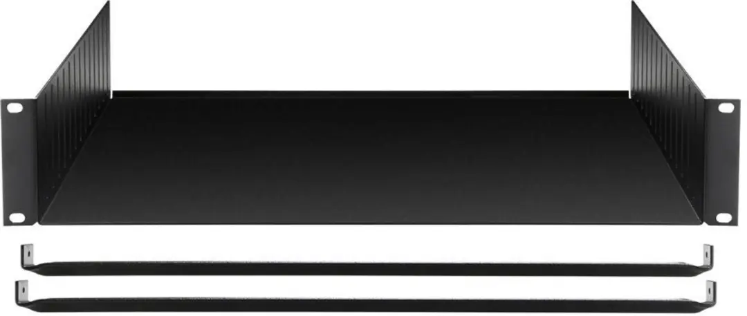 Adam Hall 19" Racklamp 2HE Adapter - Rack tray - afbeelding 3 van 6
