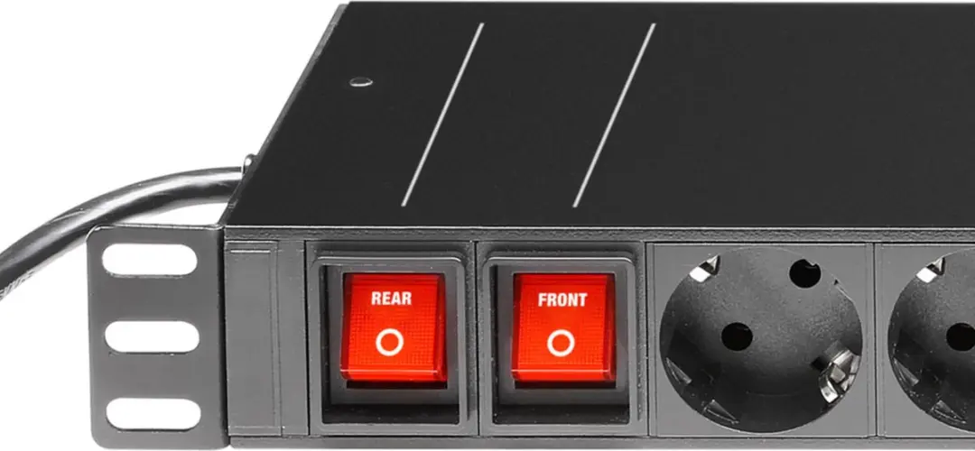 Adam Hall 874716 19" Stekkerdoos Rackaccessoire - afbeelding 3 van 5