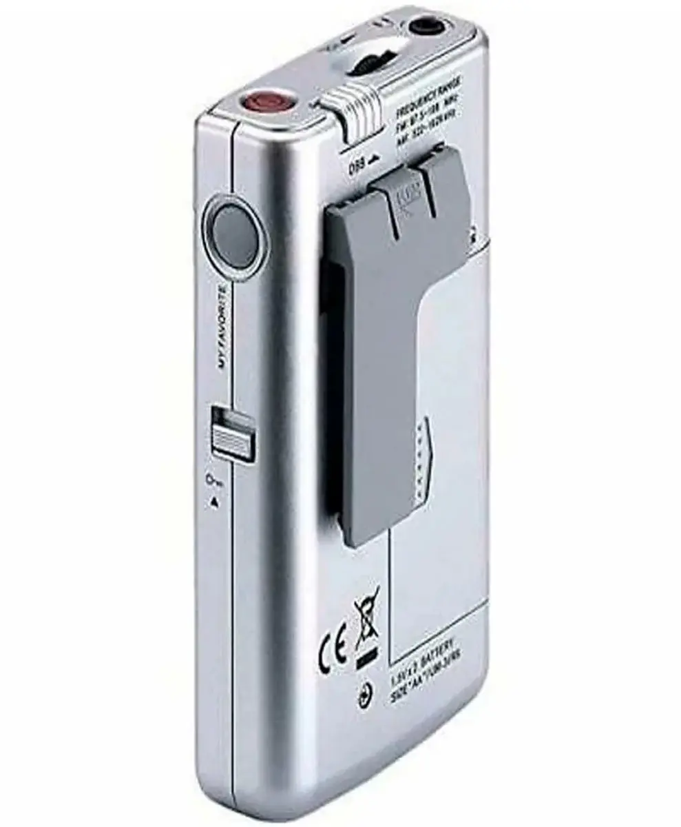 Sangean Pocket 250 DT-250 Zakradio - AM/FM - Zilver