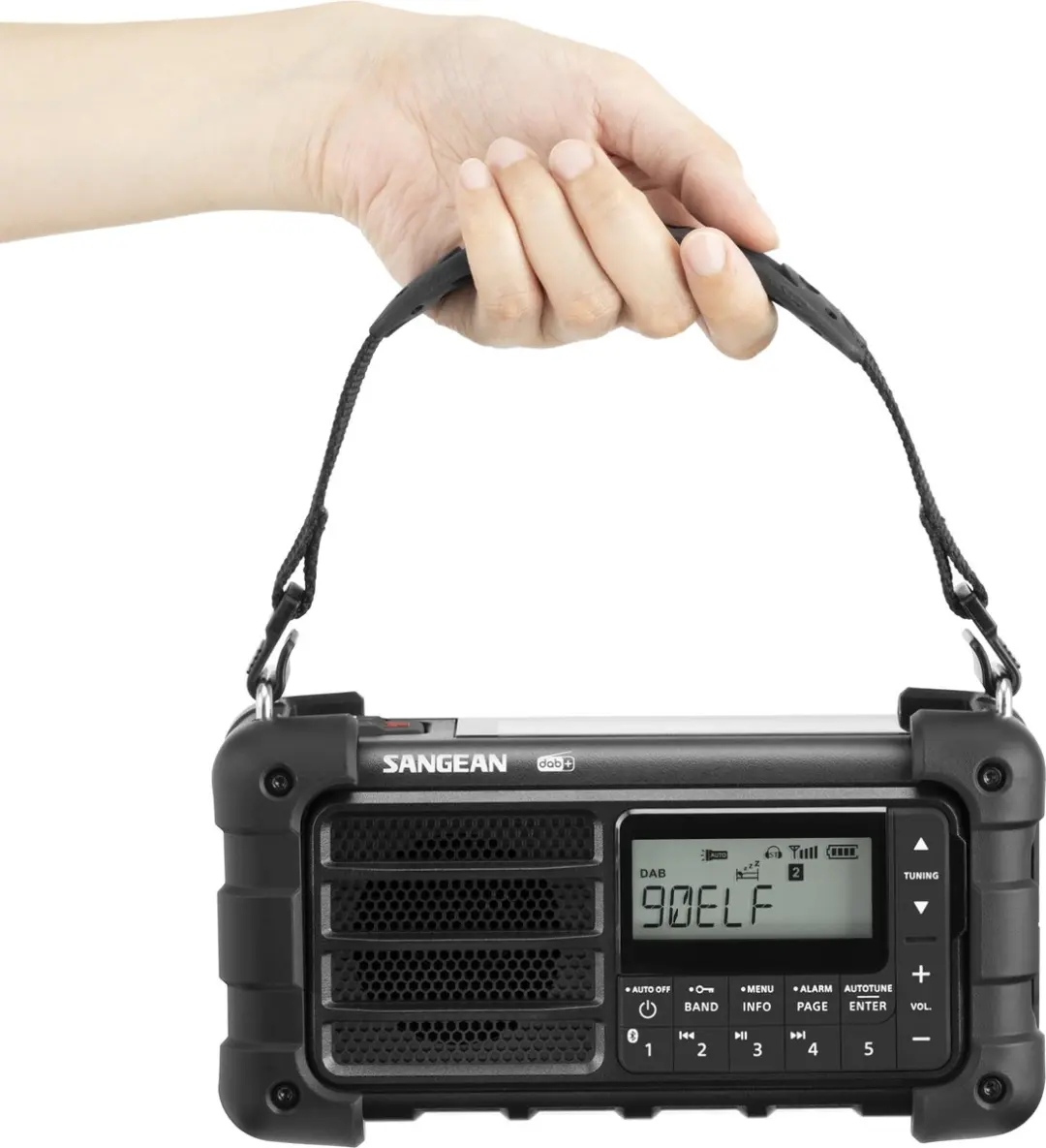 Sangean MMR-99 DAB+ Noodradio - Zwart - afbeelding 4 van 6