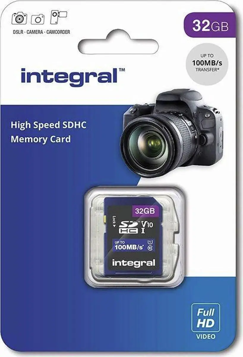 Integral INSDH32G-100V10 Geheugenkaart 32GB