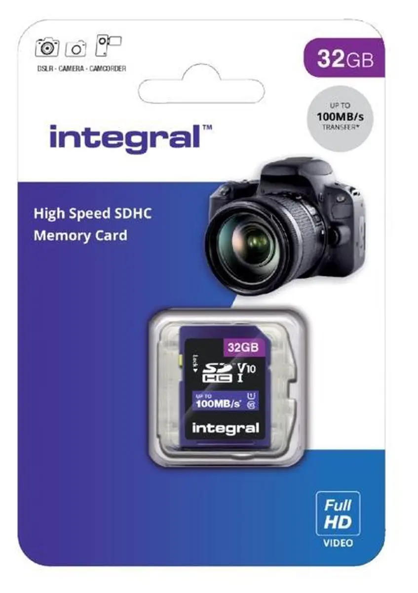 Integral INSDH32G-100V10 Geheugenkaart 32GB