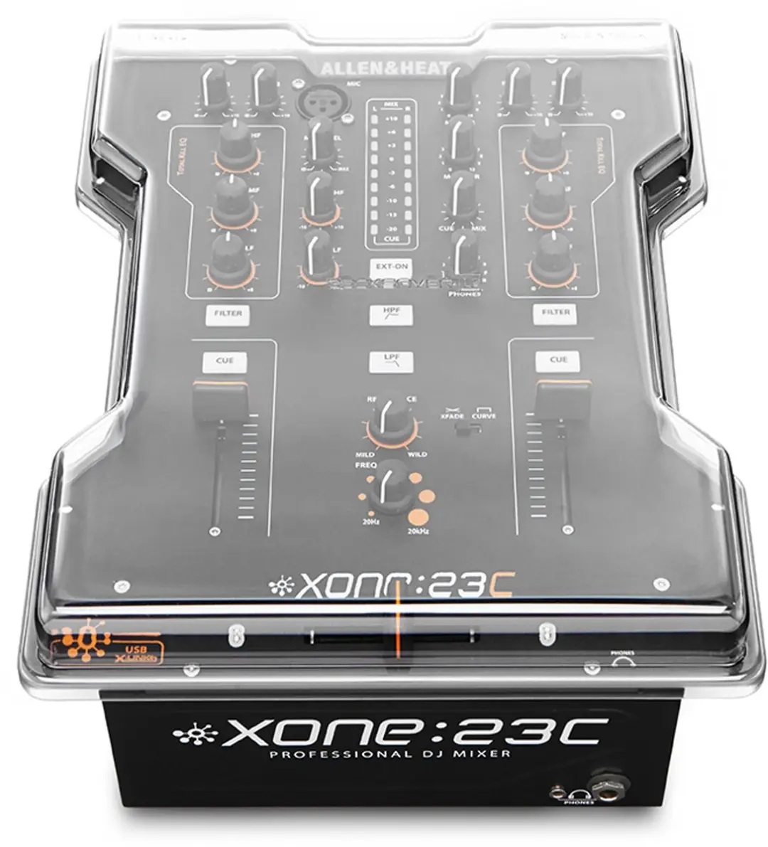 Decksaver Allen & Heath Xone:23/23C Cover - Transparant - afbeelding 3 van 3