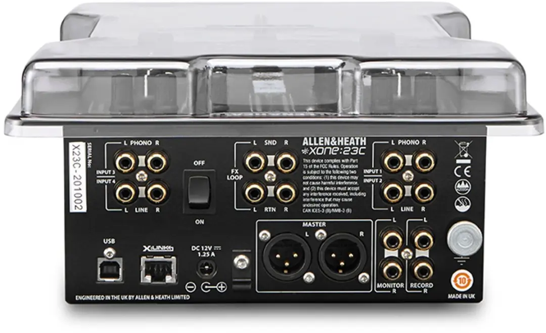 Decksaver Allen & Heath Xone:23/23C Cover - Transparant - afbeelding 2 van 3
