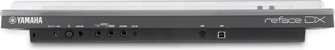 Decksaver Yamaha Reface Cover - Transparent - afbeelding 3 van 4