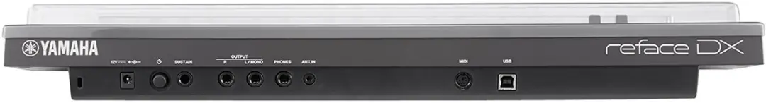 Decksaver Yamaha Reface Cover - Transparent - afbeelding 2 van 4