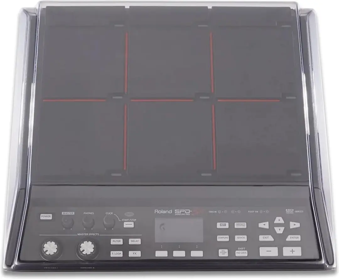 Decksaver Roland SPD-SX Cover - Transparant - afbeelding 2 van 6