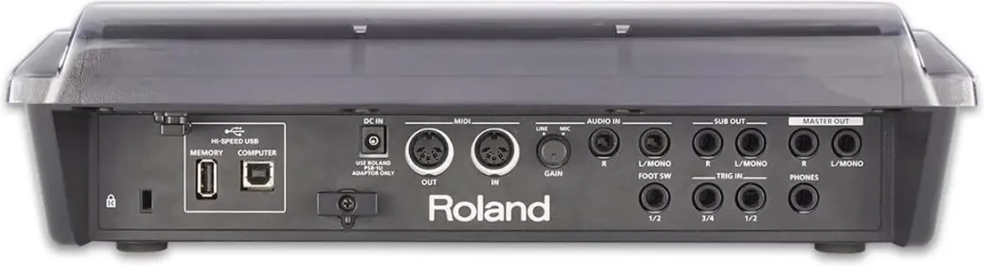 Decksaver Roland SPD-SX Cover - Transparant - afbeelding 6 van 6