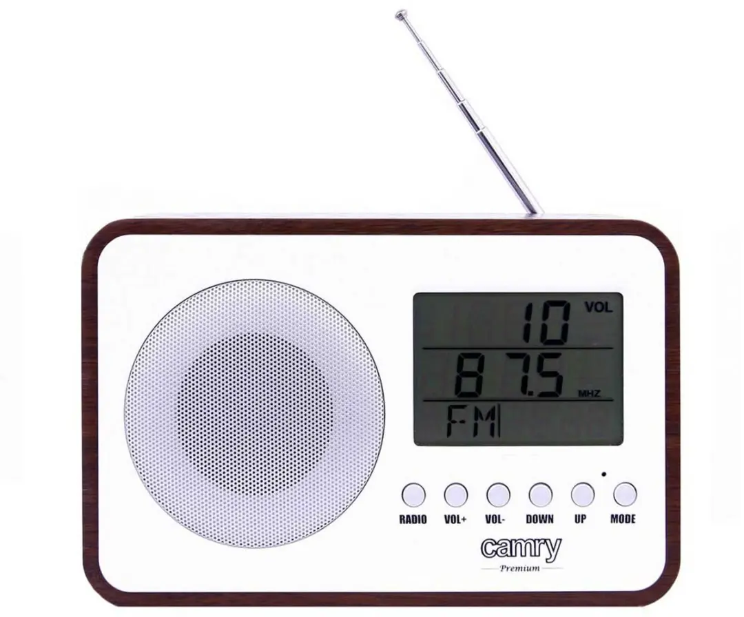 Camry CR 1153 Wekkerradio - Digitaal - Bruin - afbeelding 4 van 6