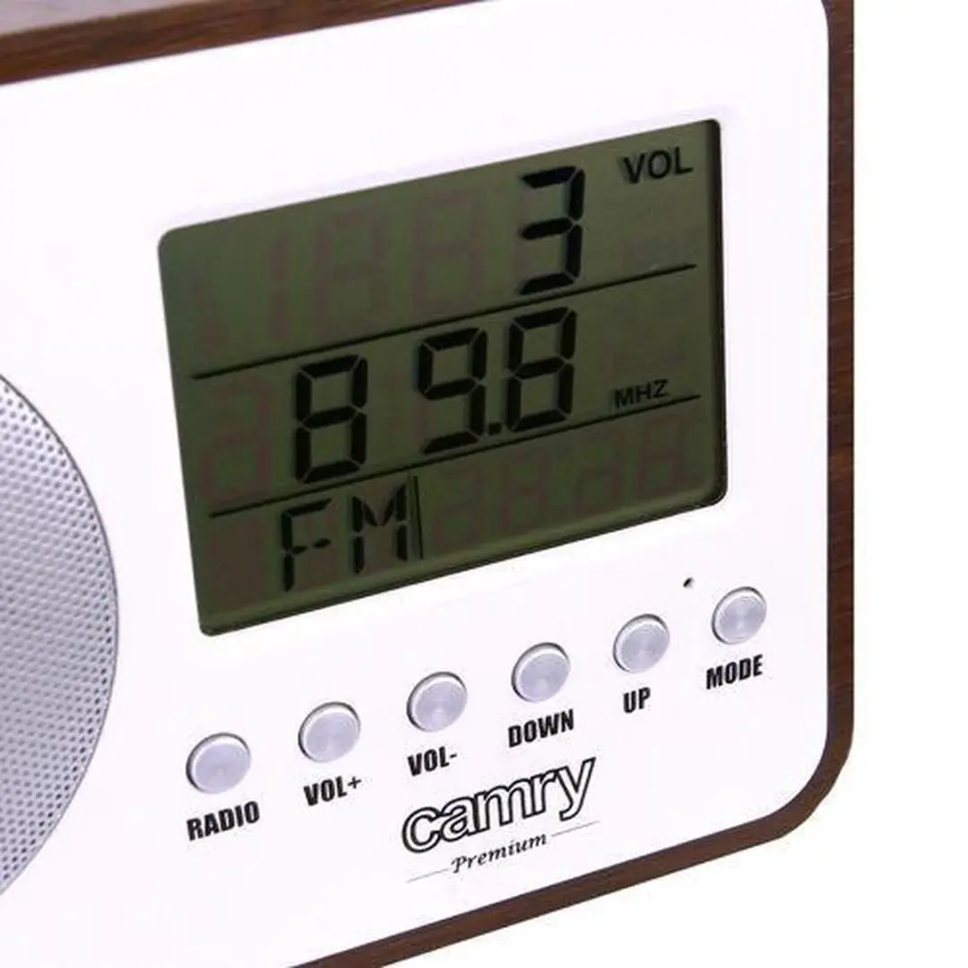 Camry CR 1153 Wekkerradio - Digitaal - Bruin - afbeelding 5 van 6