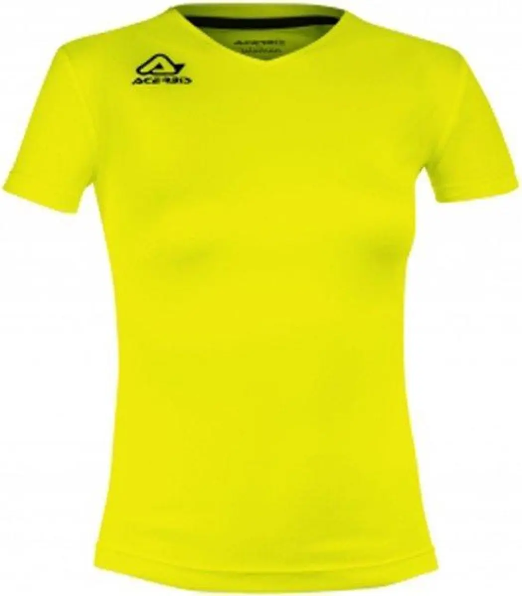 Acerbis Sports DEVI WOMAN TRAINING S/SL T-SHIRT FLUO YELLOW XS height JR: 156/16