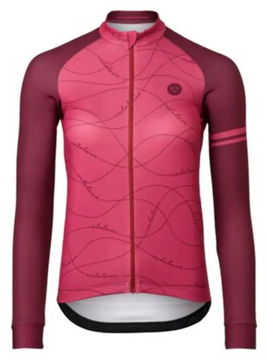 AGU Velo Wave Fietsshirt Dames - Lange mouwen - L - Rusty Pink - afbeelding 3 van 6