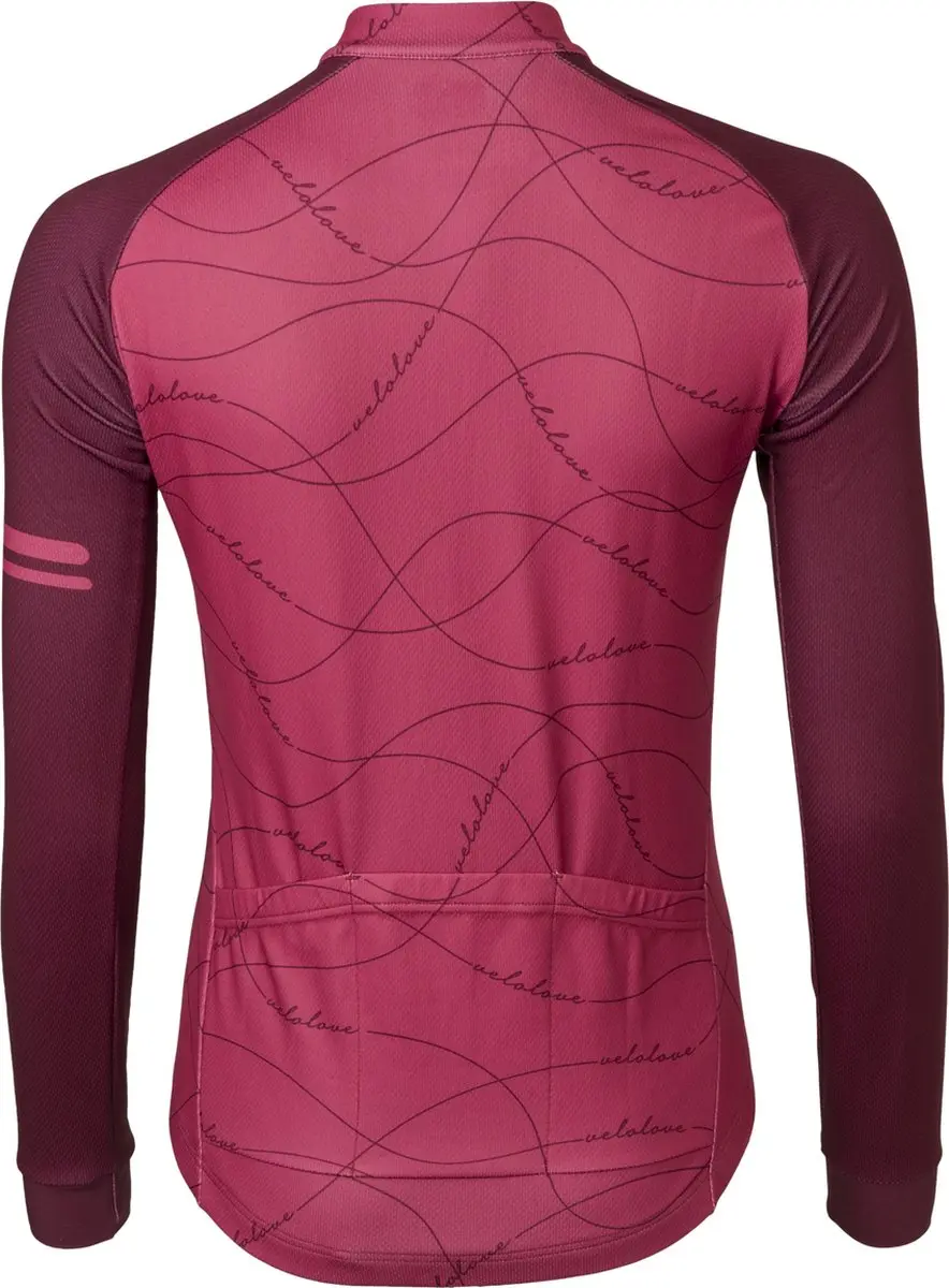 AGU Velo Wave Fietsshirt Dames - Lange mouwen - L - Rusty Pink - afbeelding 4 van 6
