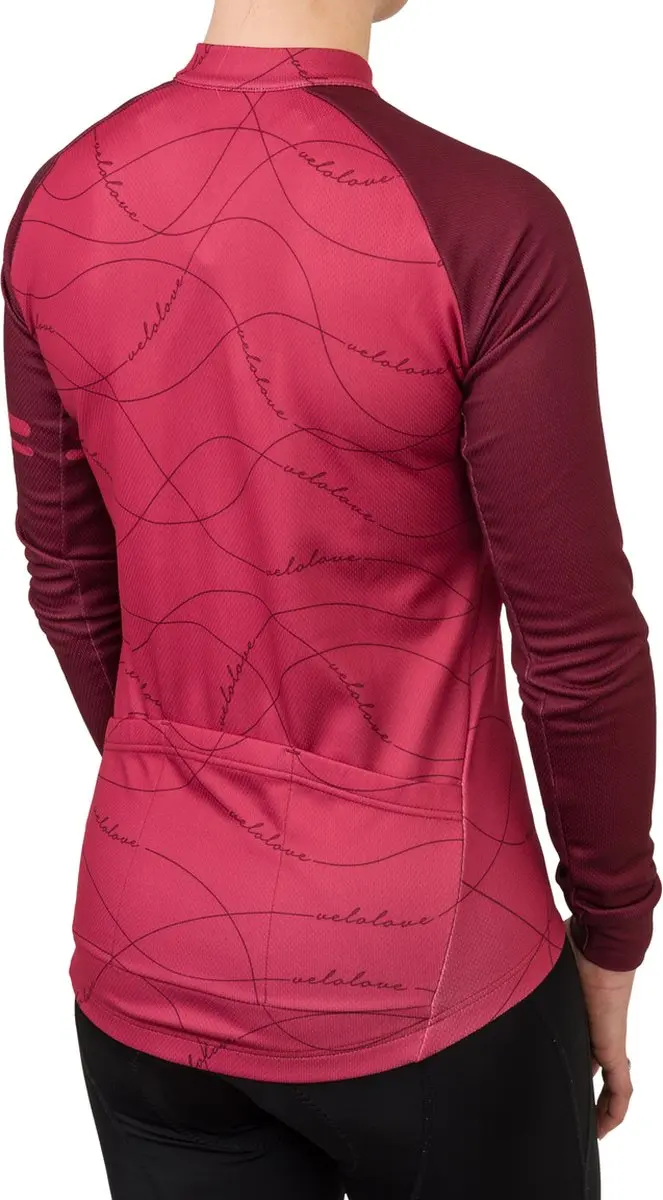 AGU Velo Wave Fietsshirt Dames - Lange mouwen - L - Rusty Pink - afbeelding 6 van 6