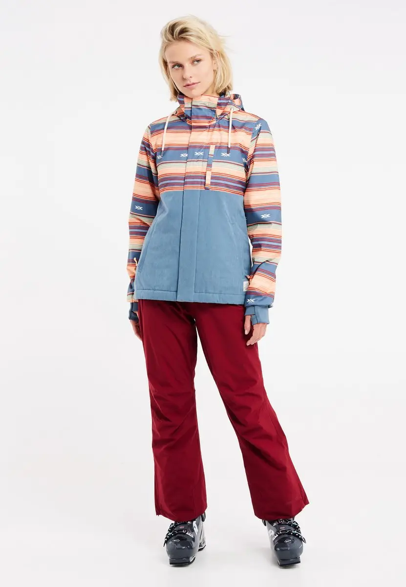 Protest Skibroek Cinnamon Dames S - Red Winebordeaux - afbeelding 6 van 6