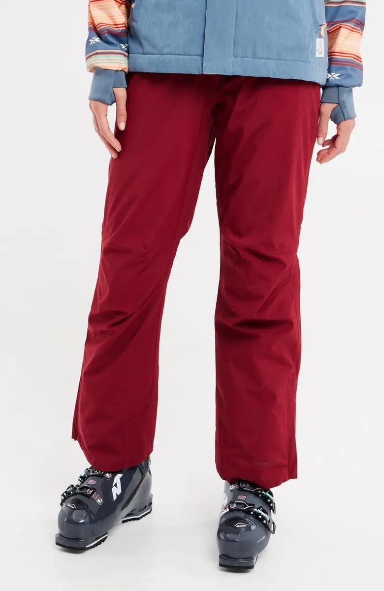 Protest Skibroek Cinnamon Dames S - Red Winebordeaux - afbeelding 4 van 6