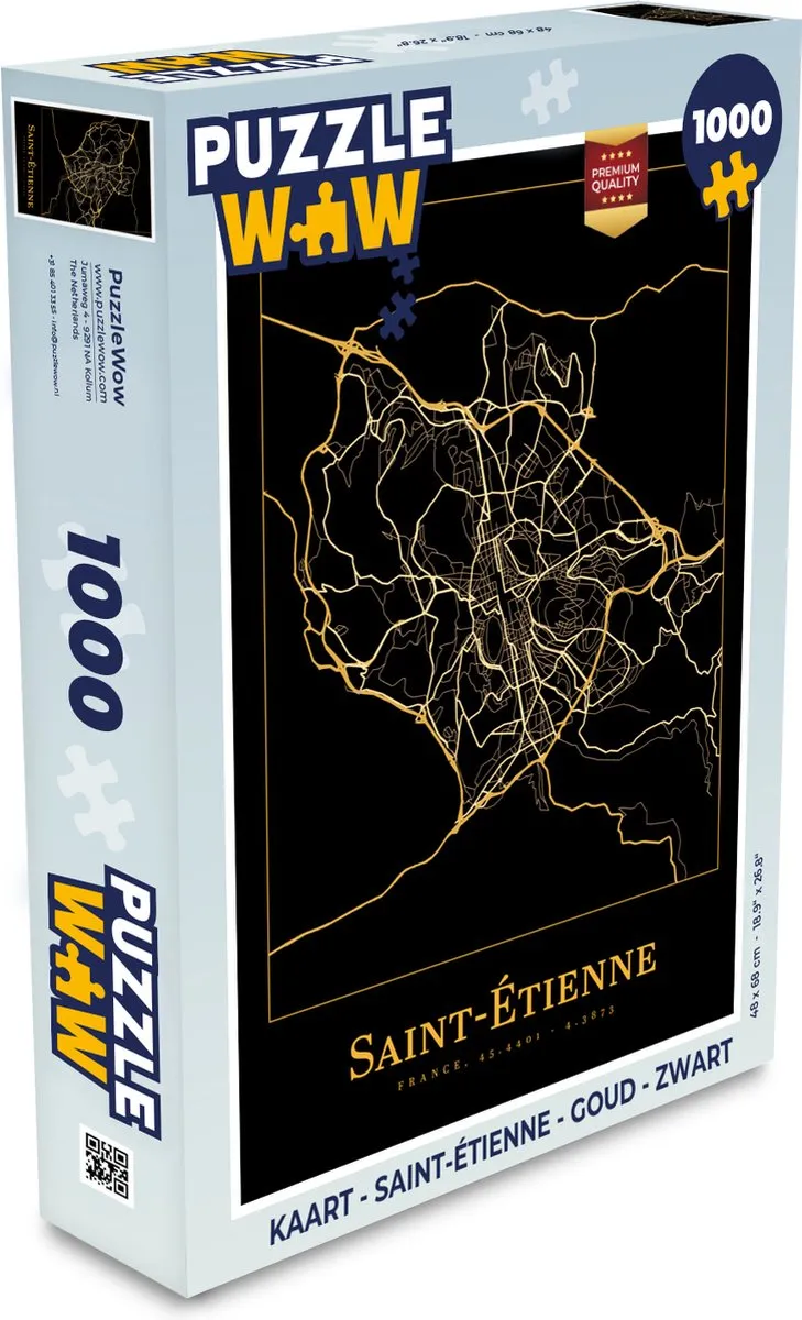 PuzzleWow Saint-Étienne Legpuzzel 1000 Stuks