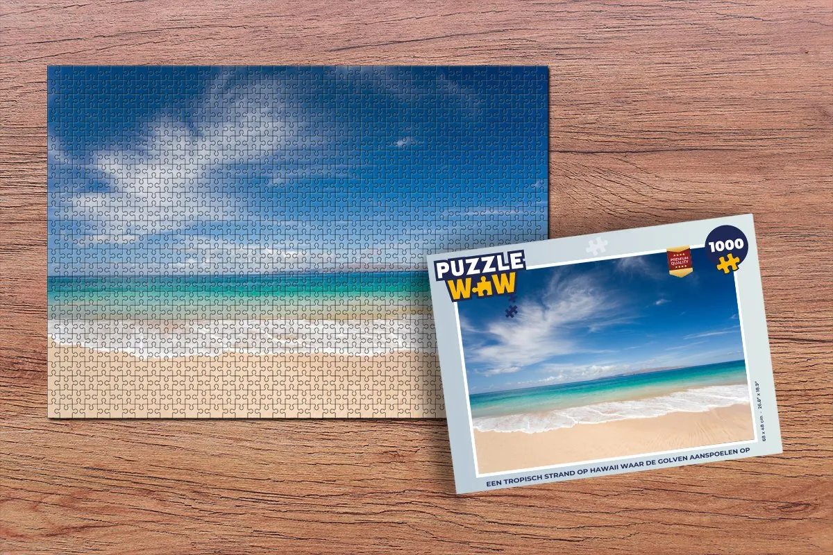 PuzzleWow Legpuzzel Hawaii 1000 Stuks - Multicolor