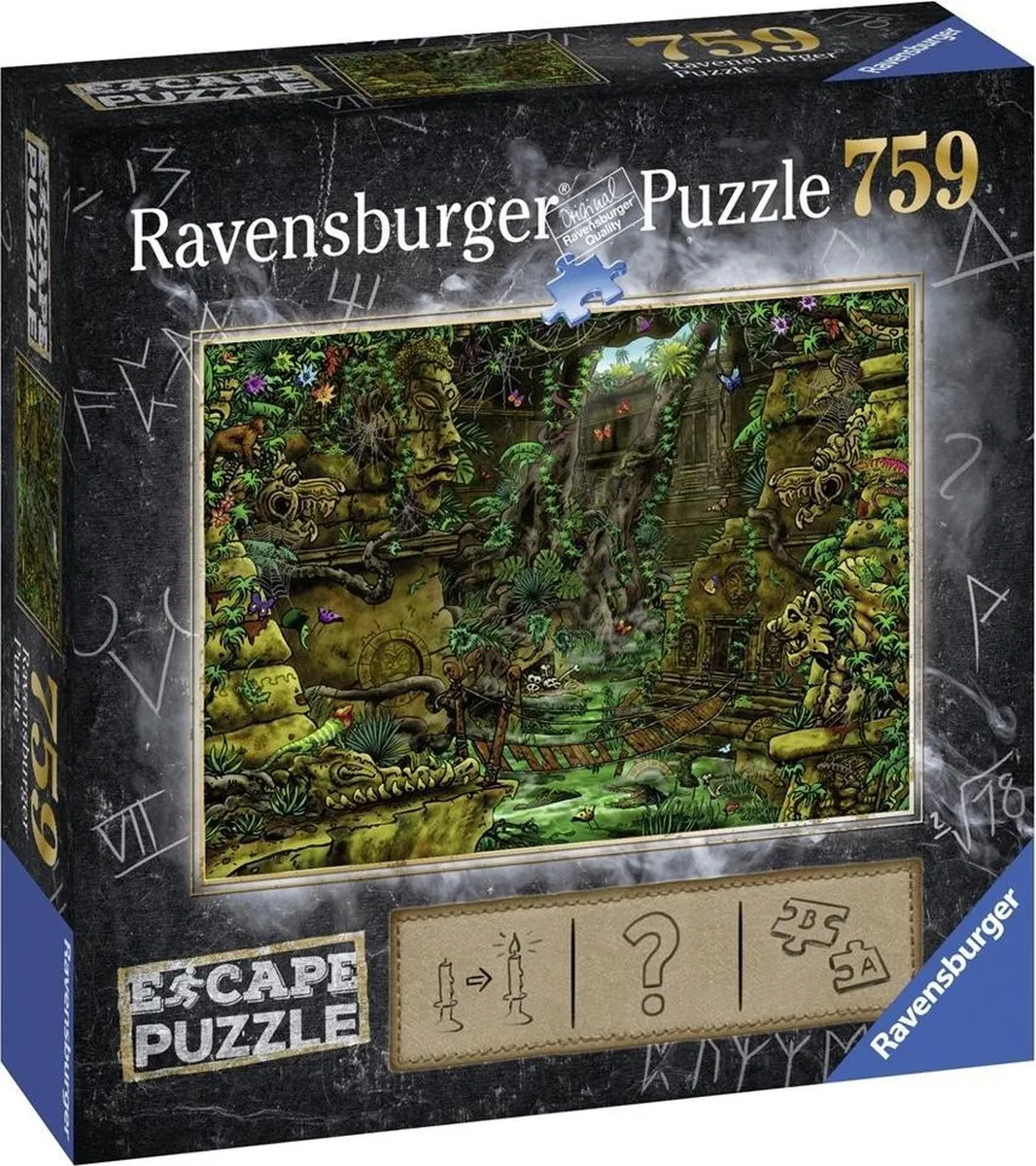 Ravensburger Escape Puzzle Temple Ankor Wat 759 Stuks - Multicolor