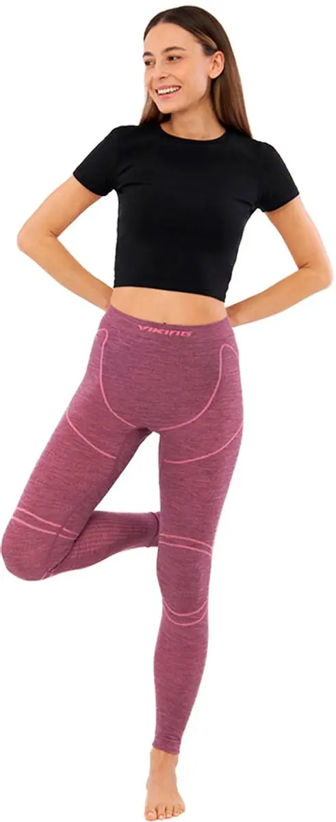 Viking Lana Pro Merino Basislaagbroek - Claret XL
