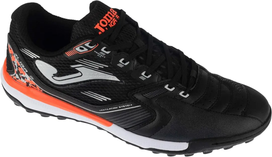 Joma Liga 5 26 LIGS TF, Mannen, Zwart, Voetbalschoenen, maat: 46