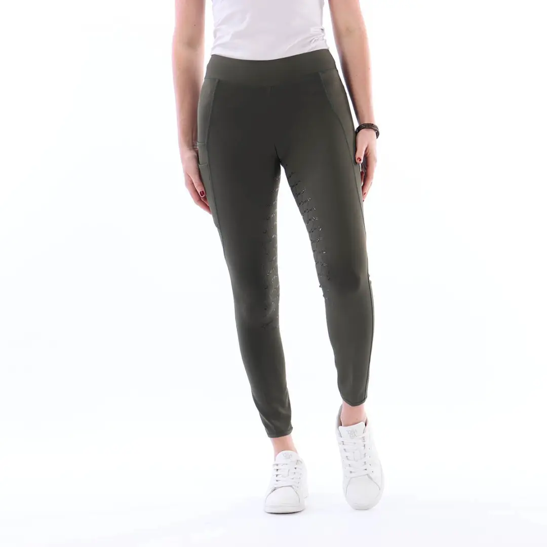 Epplejeck Paardrijlegging Epplejeck Ejphebe Full Grip Kids Donkergroen