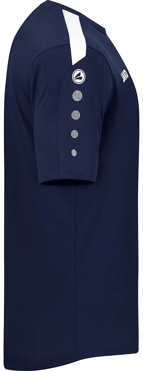 JAKO Power Shirt Korte Mouw Kinderen 128 - Marine