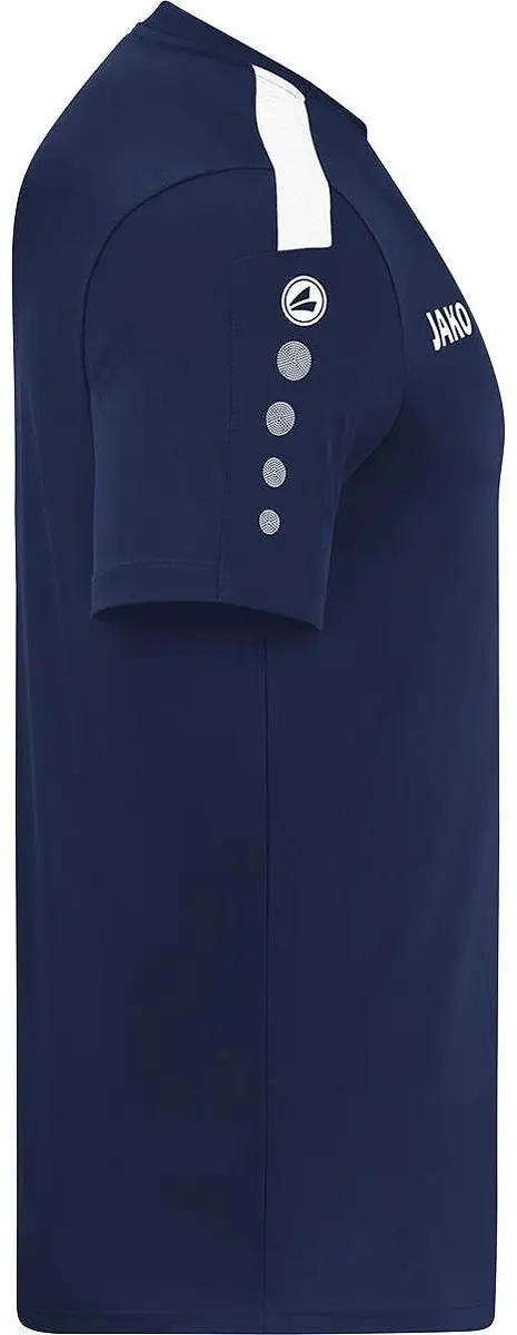 JAKO Power Shirt Korte Mouw Kinderen 128 - Marine