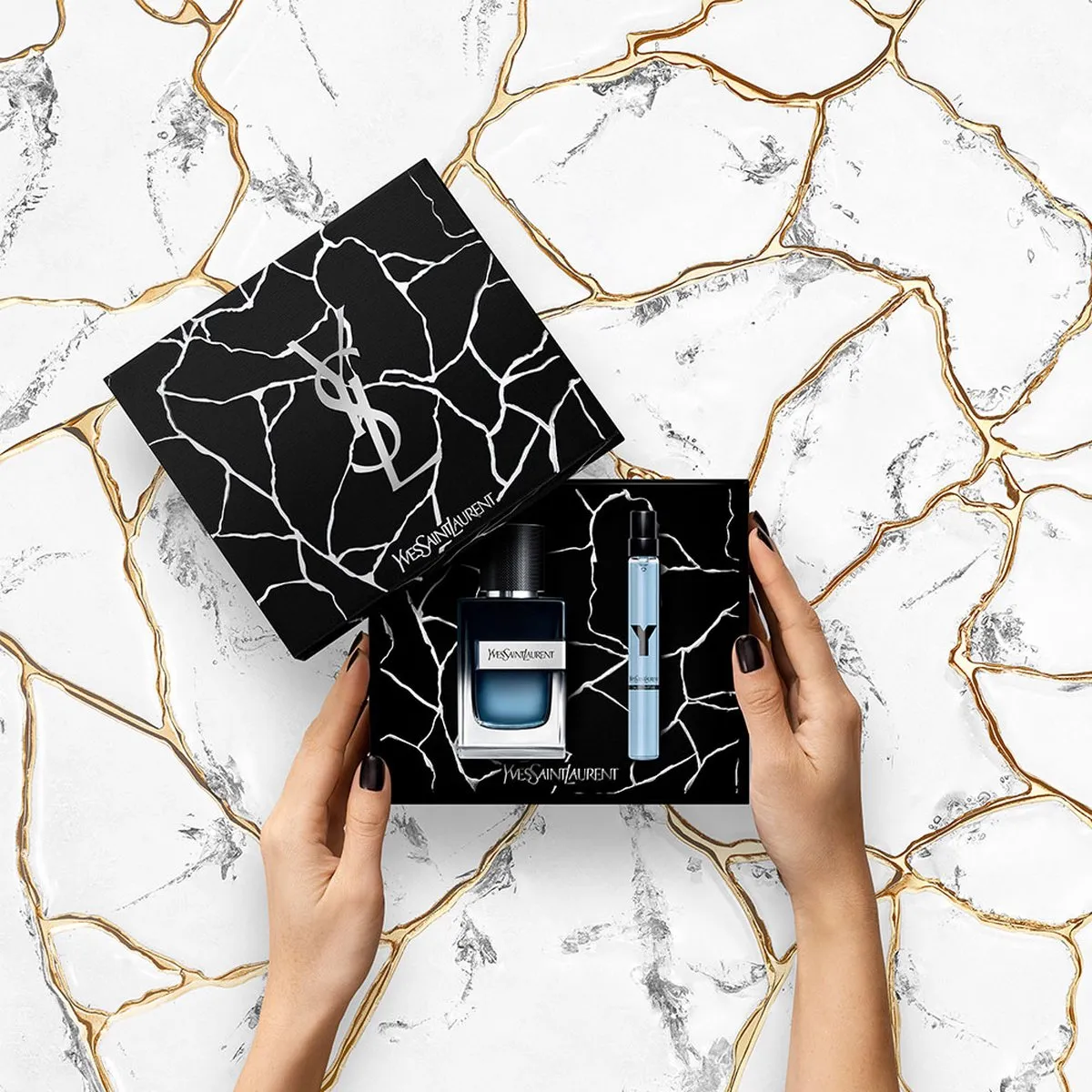 Yves Saint Laurant Y For Men - Herengeur eau de parfum Christmas Set - 60ml