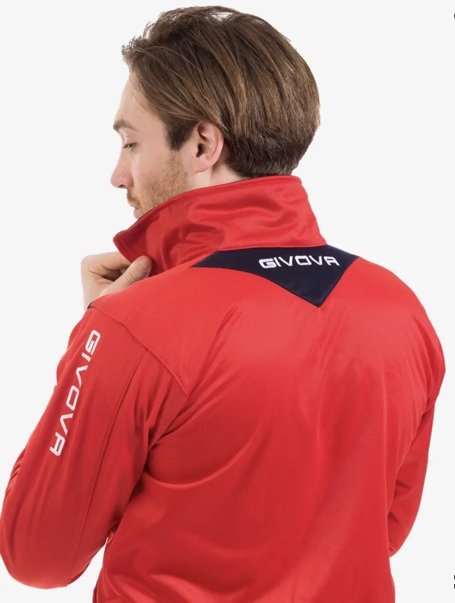 Givova Visa Trainingspak XL - Navy Blauw/Rood