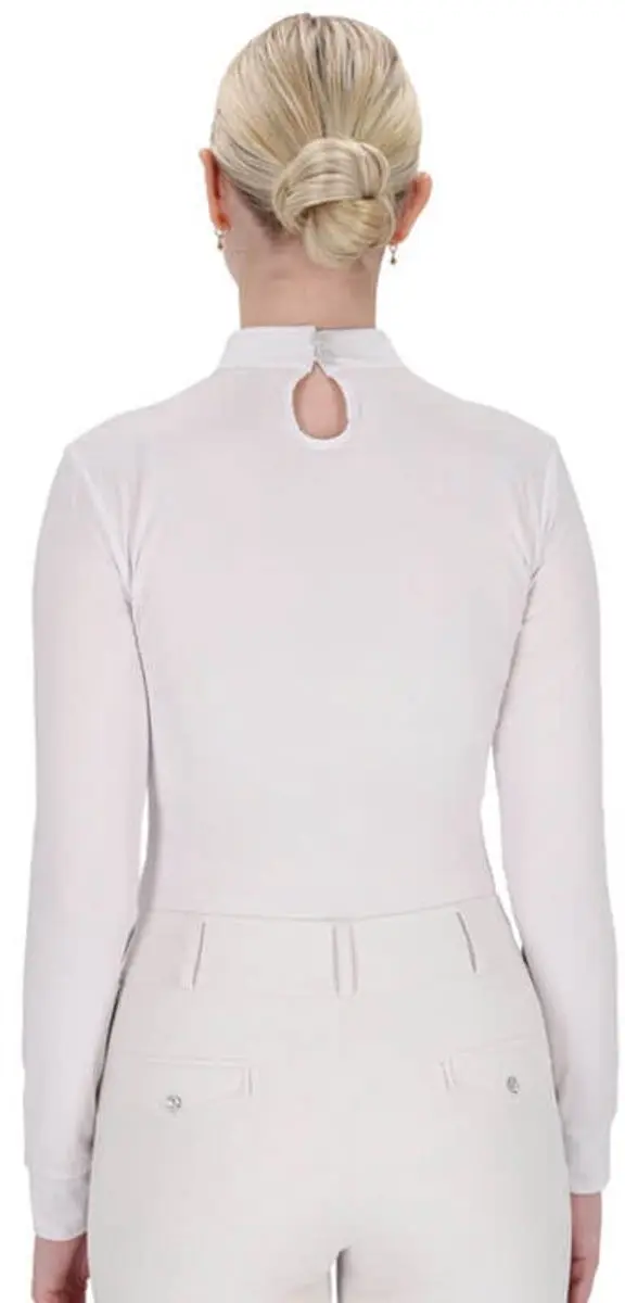 QHP Amilara Wedstrijdshirt Wit - Maat 40 - afbeelding 4 van 4