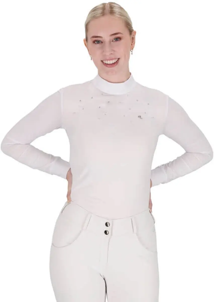 Wedstrijdshirt QHP Amilara Wit