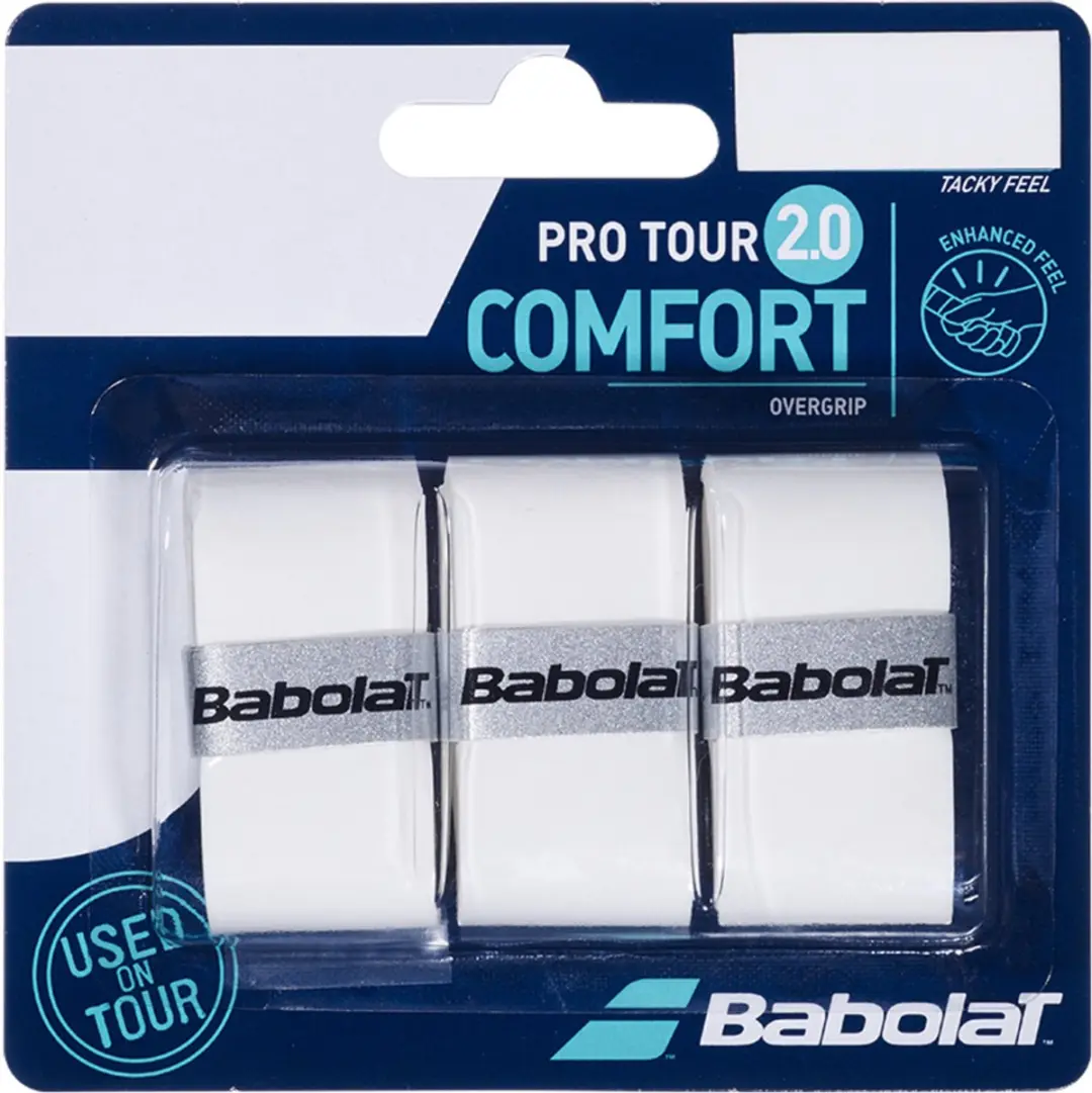 Babolat Pro Tour 2.0 X3 Overgrip - 3 Stuks - Wit - afbeelding 3 van 3