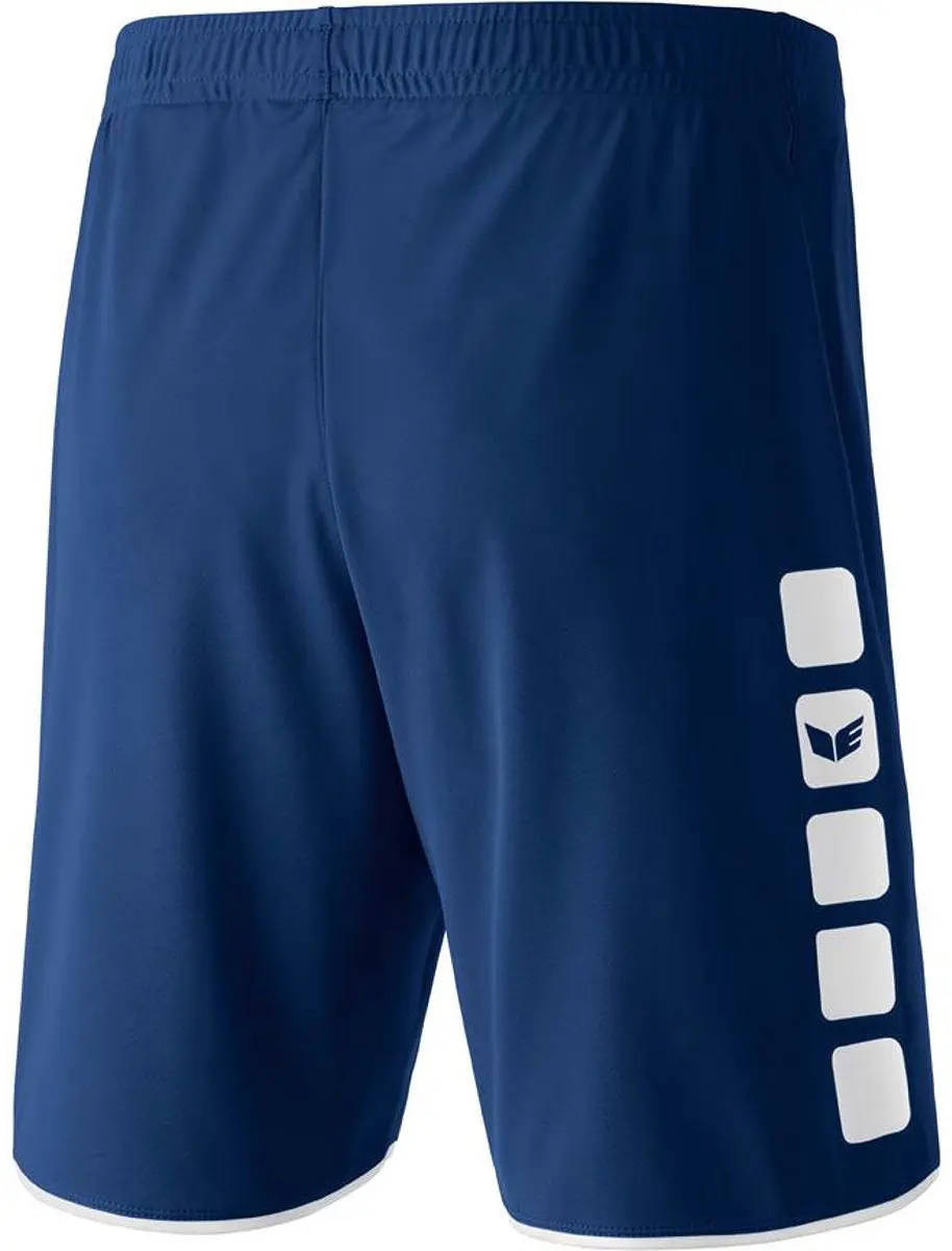 Erima 5-Cubes Short Heren - Wit / New Navy | Maat: L