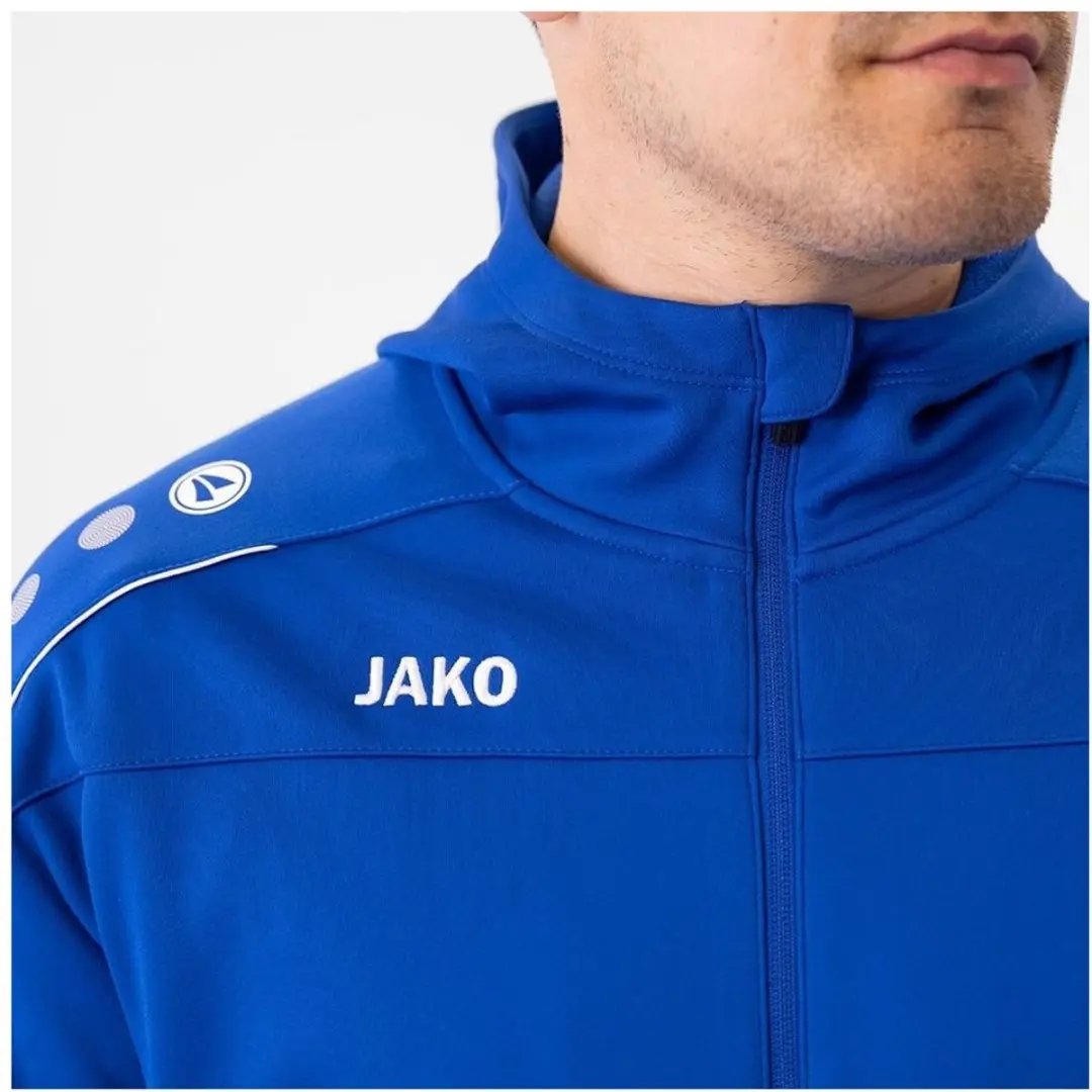Jako Classico Jas Met Kap Heren - Royal M