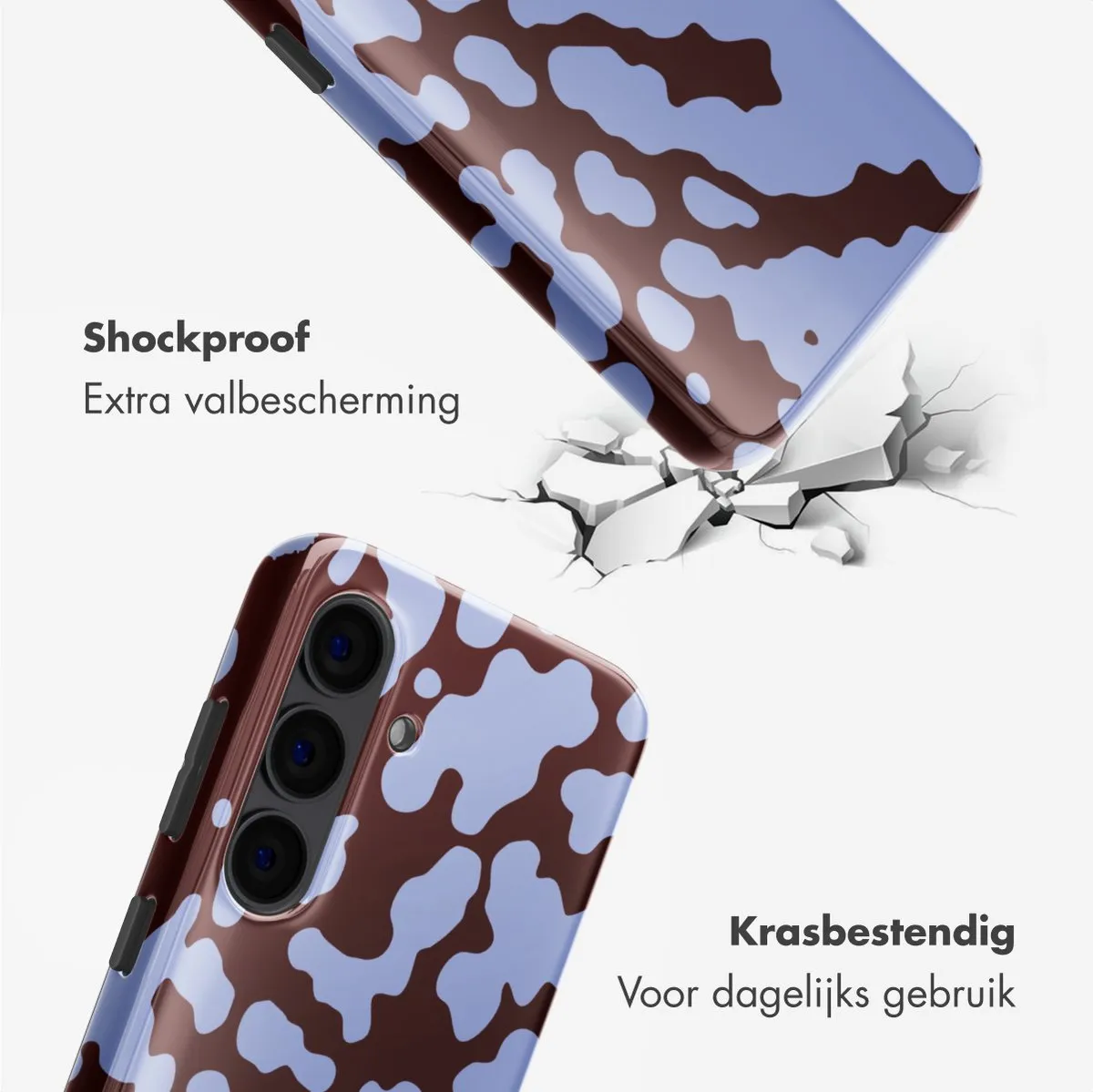 Selencia Hoesje Samsung Galaxy S24 Moo'd Lavender Glow