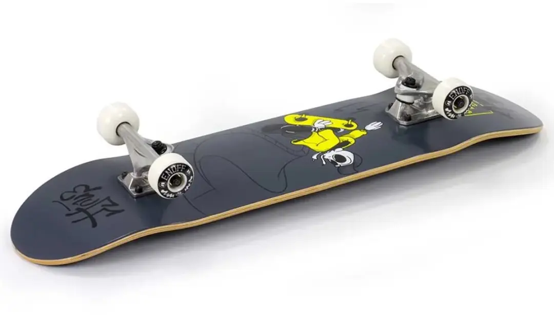 Enuff Skully Skateboard - Grijs/Geel - afbeelding 4 van 6